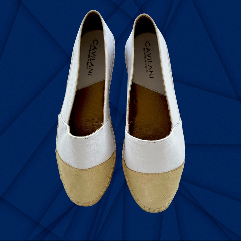 Cavilani leather espadrilles. NWOT.